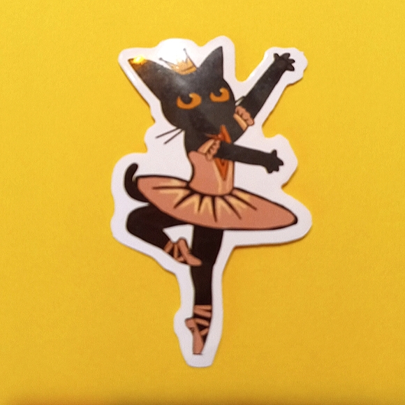 Bundle of 6 Cat Stickers - Picture 5 of 8